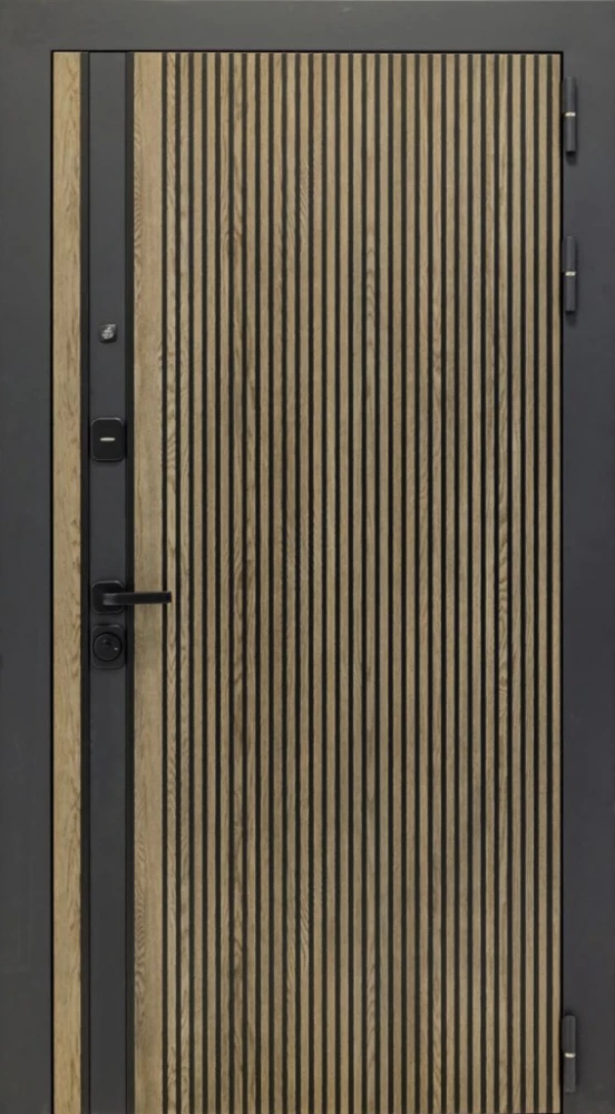 Входная дверь ДвериПРО Росна ФЛЗ-618 Шарли светлый DPRO226250 внешняя сторона