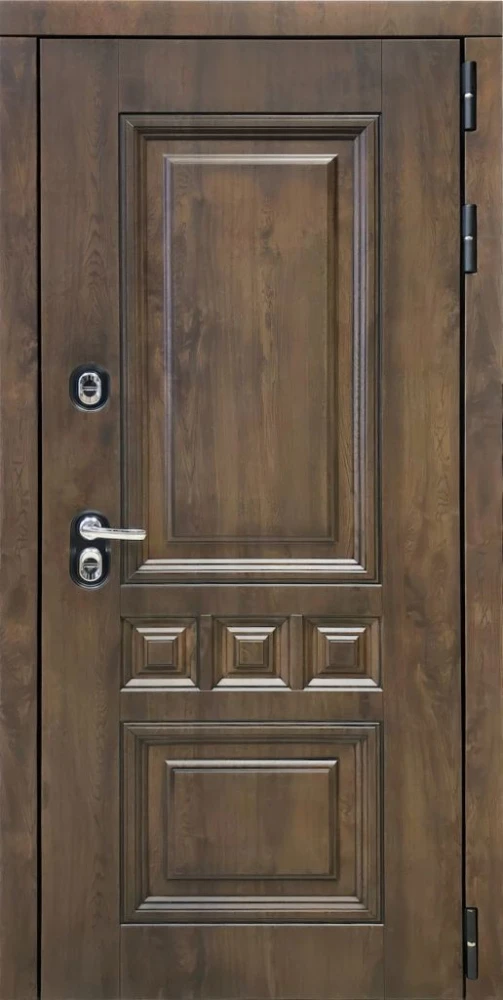 Входная дверь ДвериПРО Аура ФЛ-609 (Л-52, 10мм, Белый матовый) DPRO225913 внешняя сторона